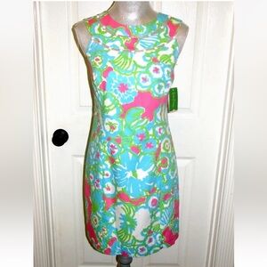 NWT LILLY PULITZER LINDY BEADED SHIFT PB PINK A DELICACY GORGEOUS DRESS